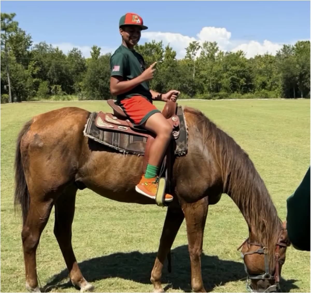 DDLA athlete on horseback