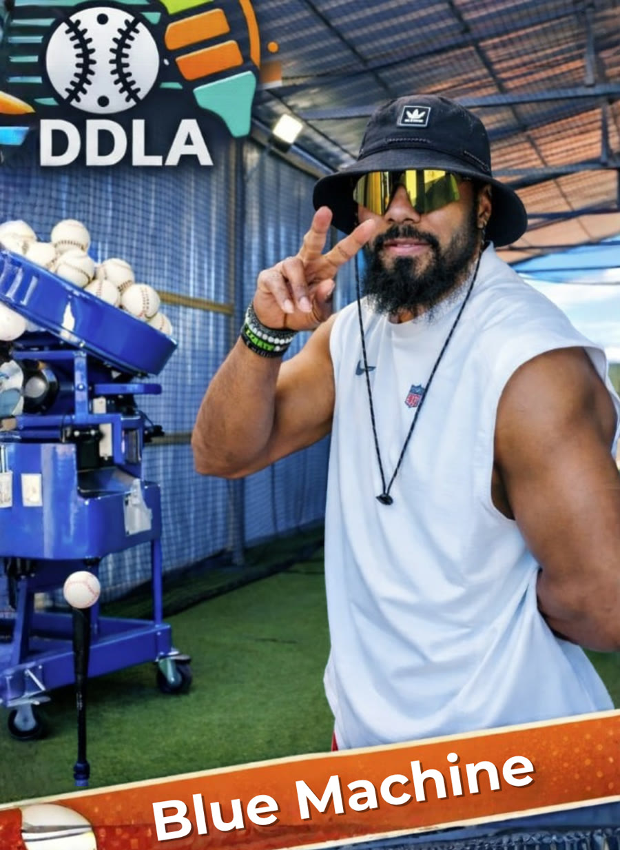 Blue Machine at the DDLA Sports Farm batting cages